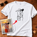 Custom Photo Embroidered Unisex T-Shirt