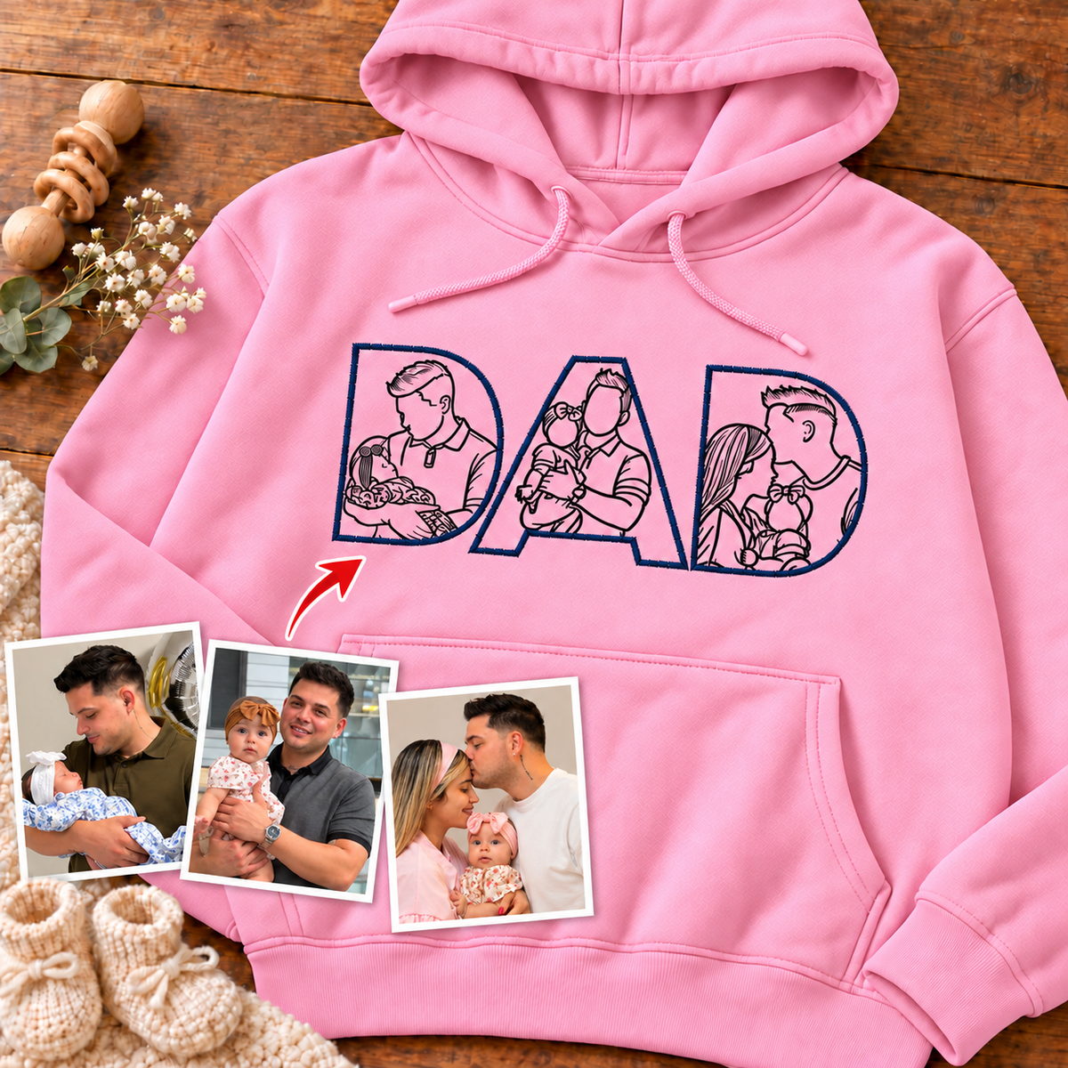 Sudadera con capucha unisex-Papá