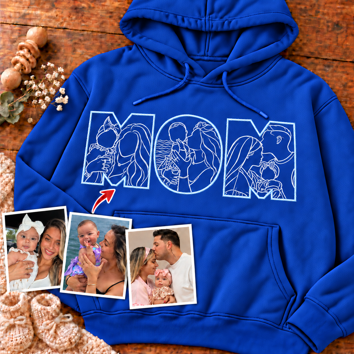 Sudadera con capucha unisex-Mamá