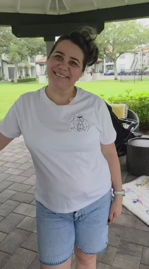 Camiseta-Pecho izquierdo